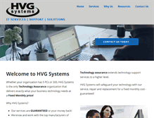 Tablet Screenshot of hvgsystems.com